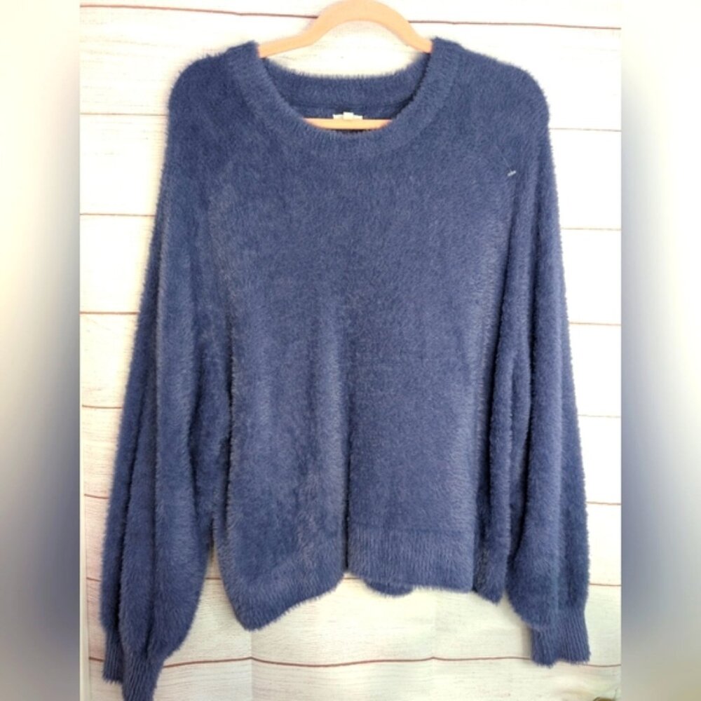 Nwot Aerie Fuzzy 🤗 Snuggly Soft Pull Over Sweater Size Medium